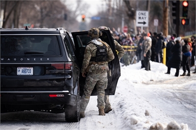 ICE Officers after shooting